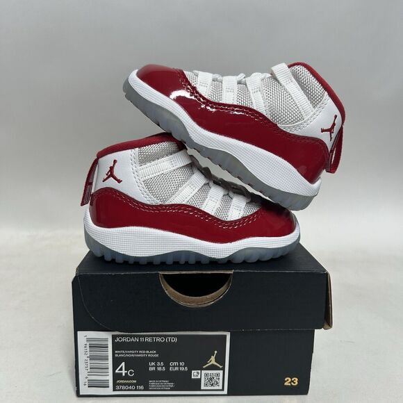 Nike Air Jordan 11 Retro TD “Cherry Red White” 2024 - Picture 1 of 5